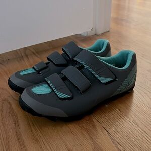 Shimano Gray Blue Pedaling Dynamics SH-ME200 W Cycling Shoes Women's 8.5 EUR 41